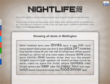 Tablet Screenshot of nightlife.co.nz